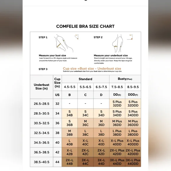 NWT Comfortable Cream Bra - Picture 5 of 5